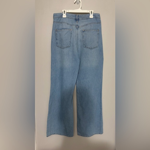 Pilcro by Anthropologie Light Blue Wide Leg Jeans - Picture 2 of 5